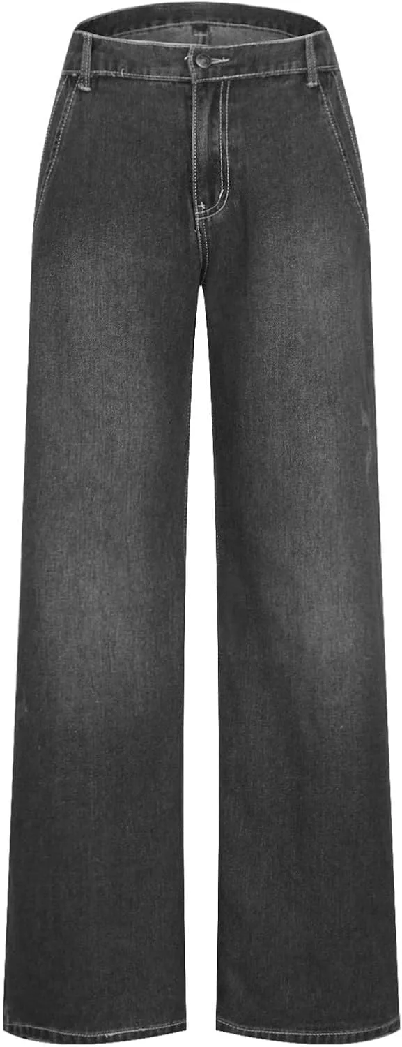 Женские джинсы Wide Leg High Waist в стиле Baggy — фото 3