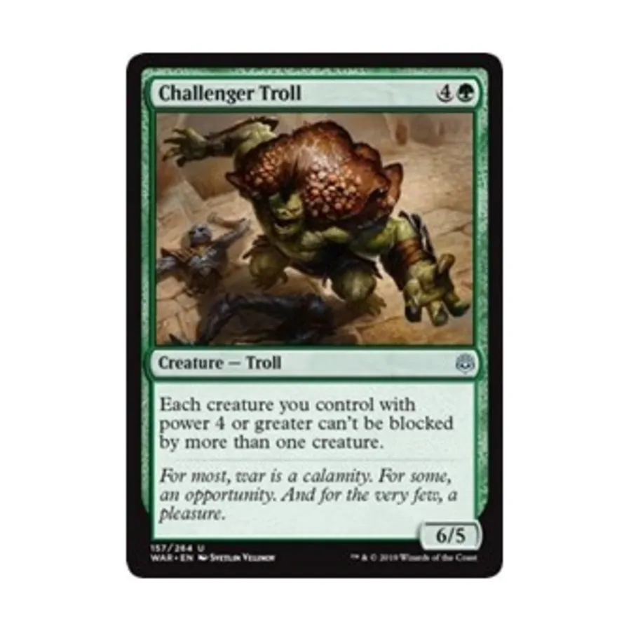 

CCG Вызывающий тролль (U), MTG - War of the Spark