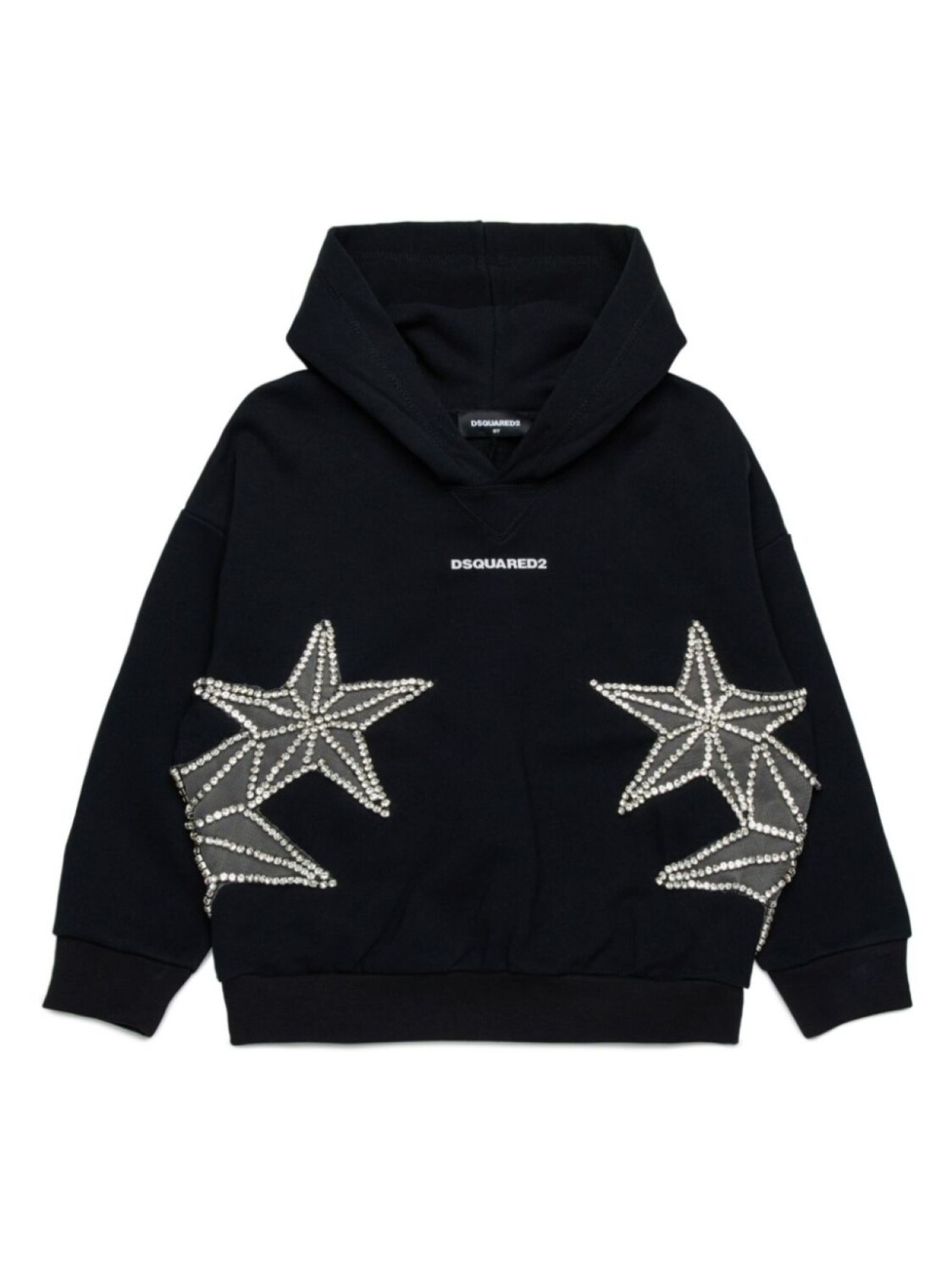

DSQUARED2 KIDS худи с аппликацией, черный