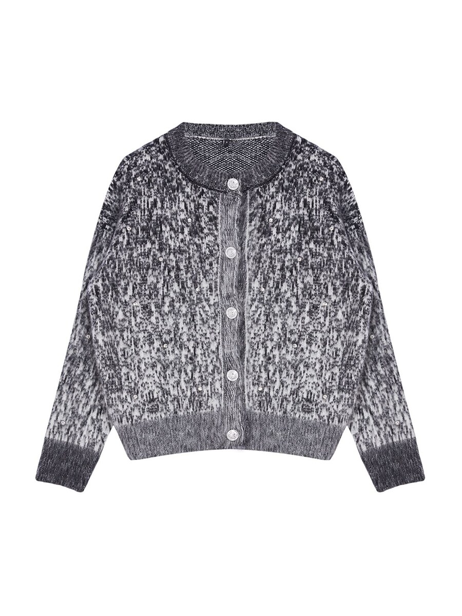 

Вязаный кардиган Trendyol, Anthracite/Light grey