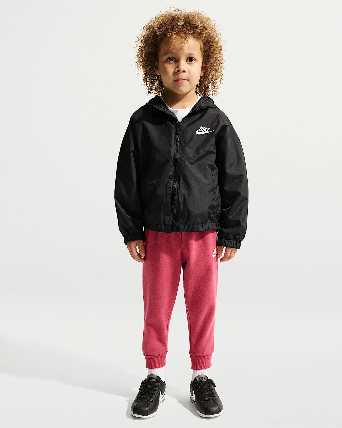 Детская ветровка Nike New Chevron Windrunner, Black — фото 4