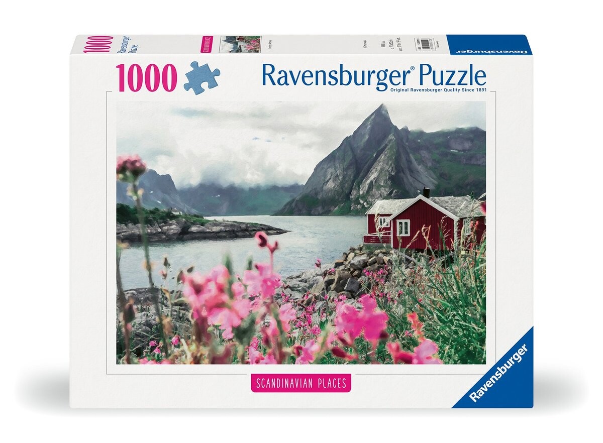 

2D пазл Скандинавский дом, 1000 деталей Ravensburger