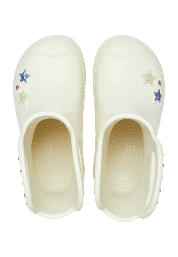 Справьтесь с этим, ковбойские металлические резиновые сапоги Crocs, Summit White — фото 3