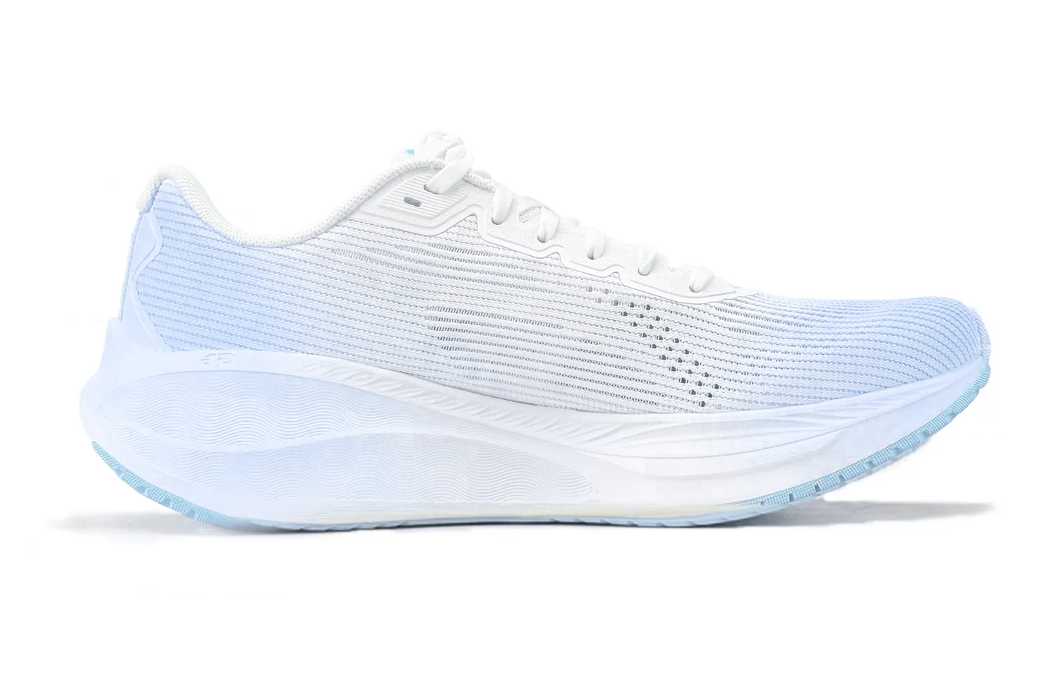 Li-Ning Wuyue Cushioning Abrasion Resistant Slip Resistant низкие кроссовки для бега мужские белые фиолетовые — фото 4
