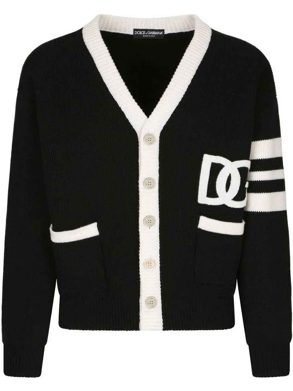 

Кардиган с логотипом DG DOLCE & GABBANA, черный