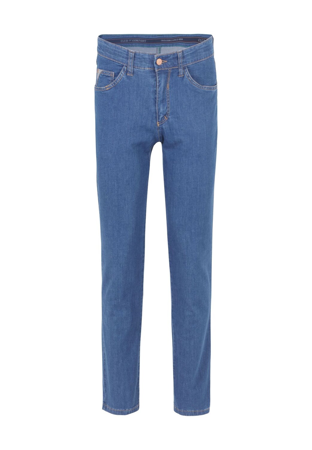 

Джинсы Генри, стандартного кроя, хлопок, 6 карманов, мужские CLUB OF COMFORT, синий