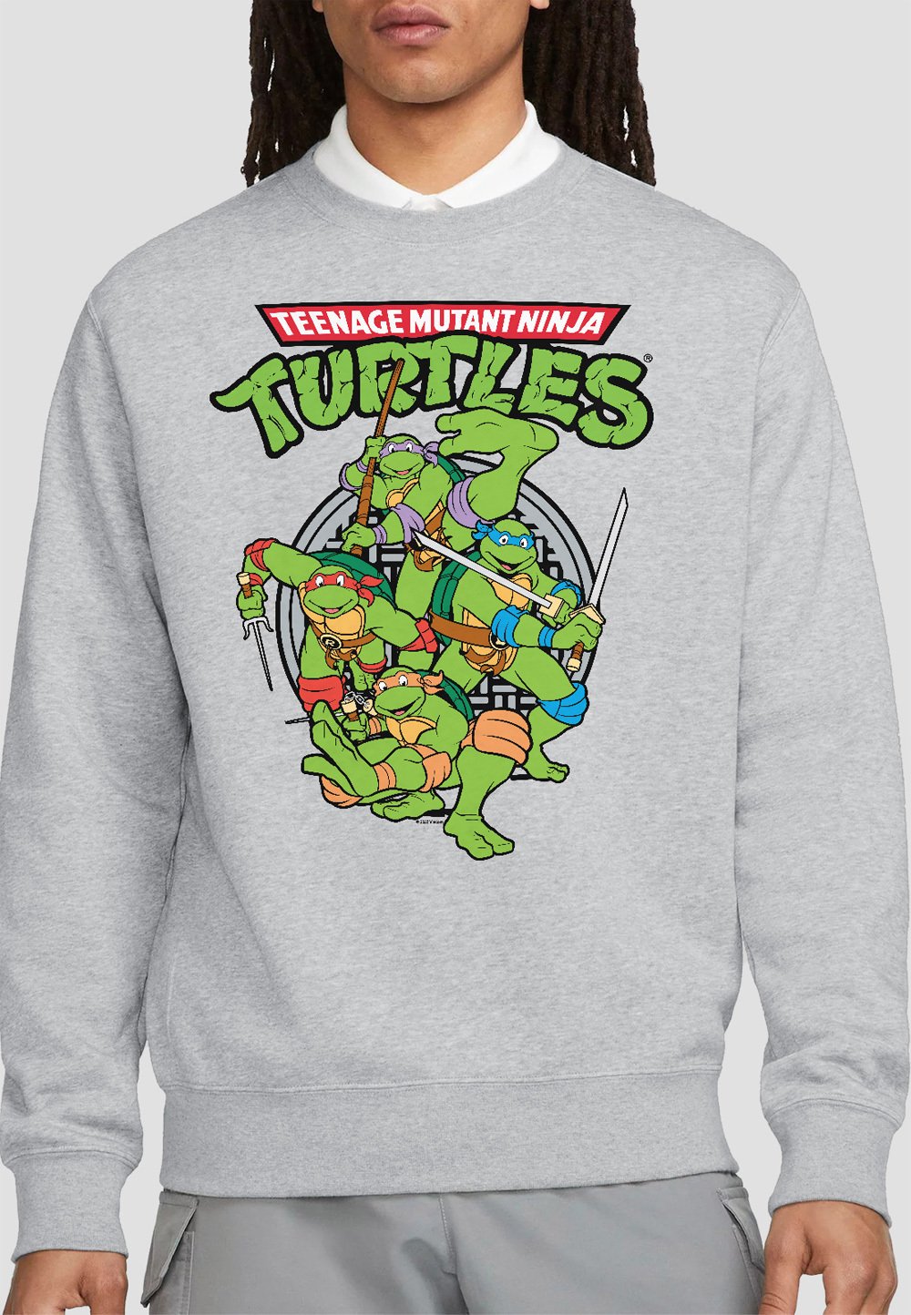 

Толстовка TEENAGE MUTANT NINJA TURTLES GROUP Cotton Soul, серый