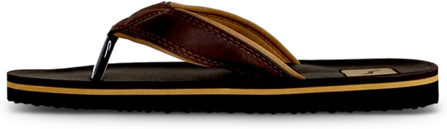 

Мужские шлепанцы NORTY Thong - Обувь для лета - Удобные сандалии - Мужские шлепанцы - Размер немного меньше обычного, коричневый