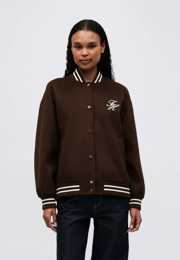 Двусторонняя шерстяная куртка-бомбер Tommy Hilfiger, Legacy Brown