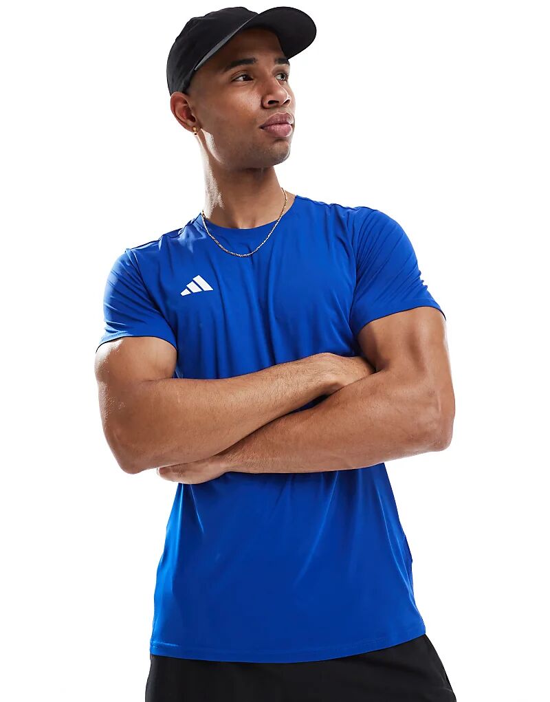 

Футболка adidas Running Adizero синего цвета adidas performance