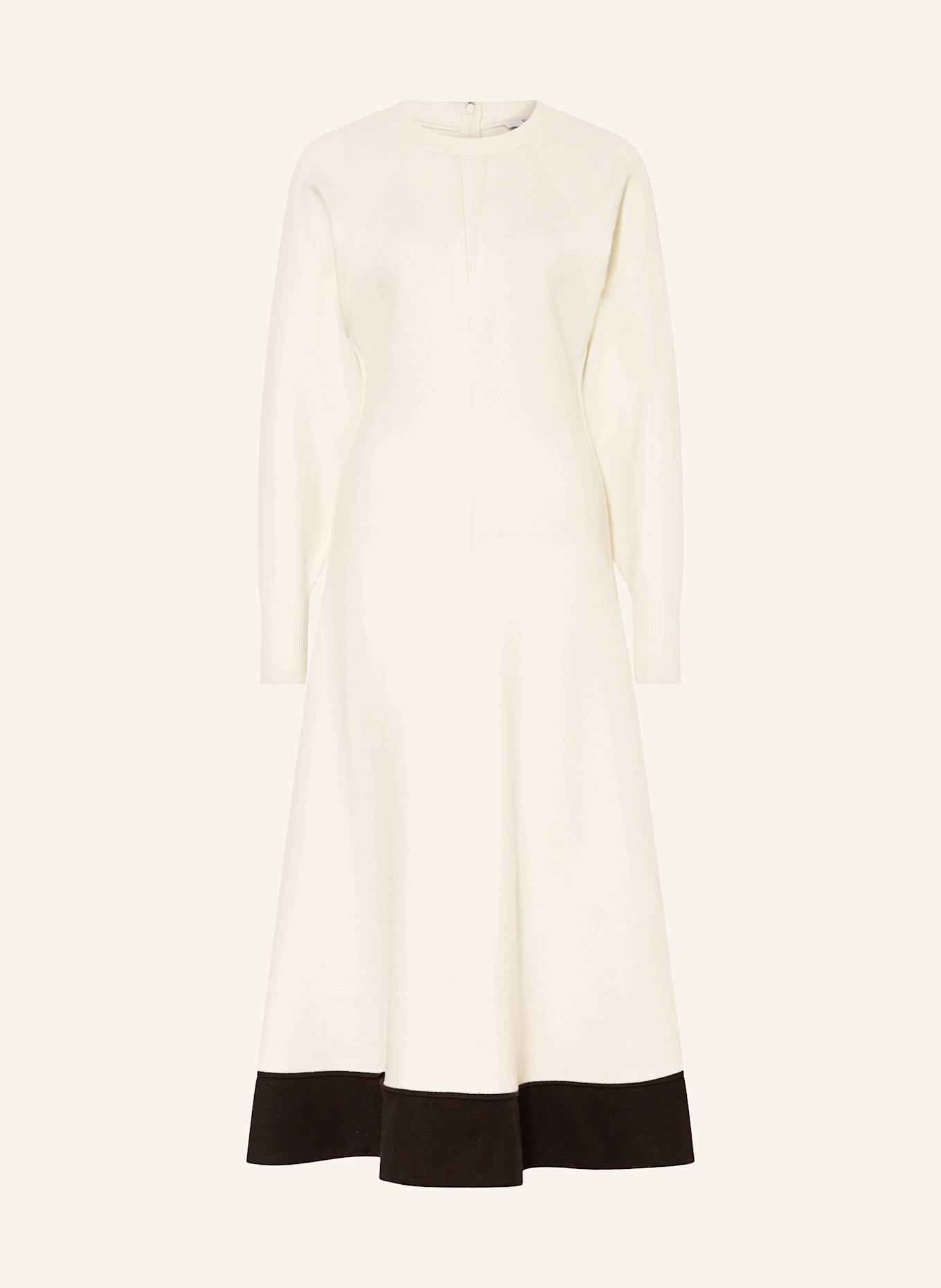 

Платье из смеси материалов Reiss, белый