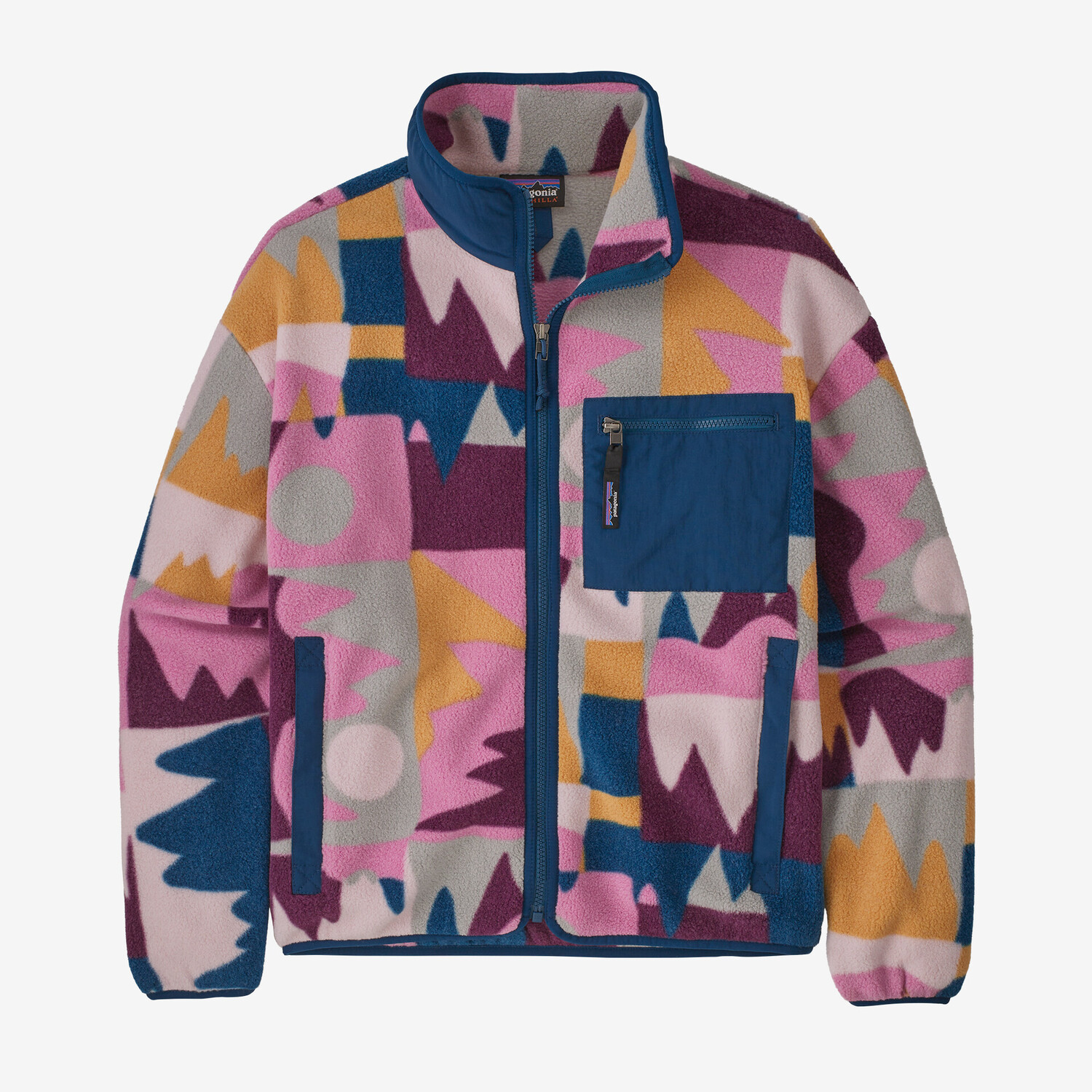 

Женская флисовая куртка Synchilla Patagonia, цвет Frontera: Marble Pink