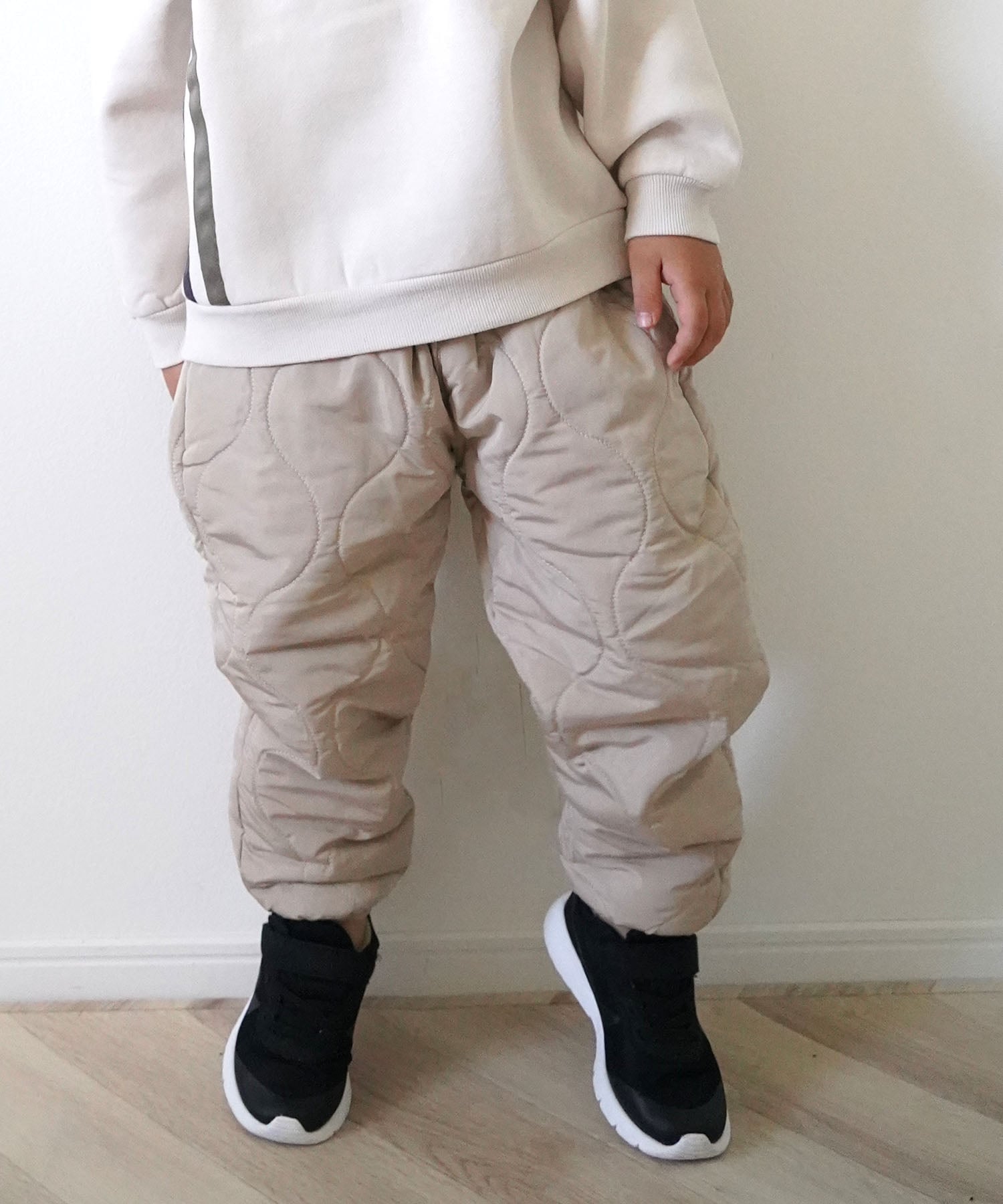 Si・Shu・Не/стеганые спортивные брюки Si・Shu・Non, Beige