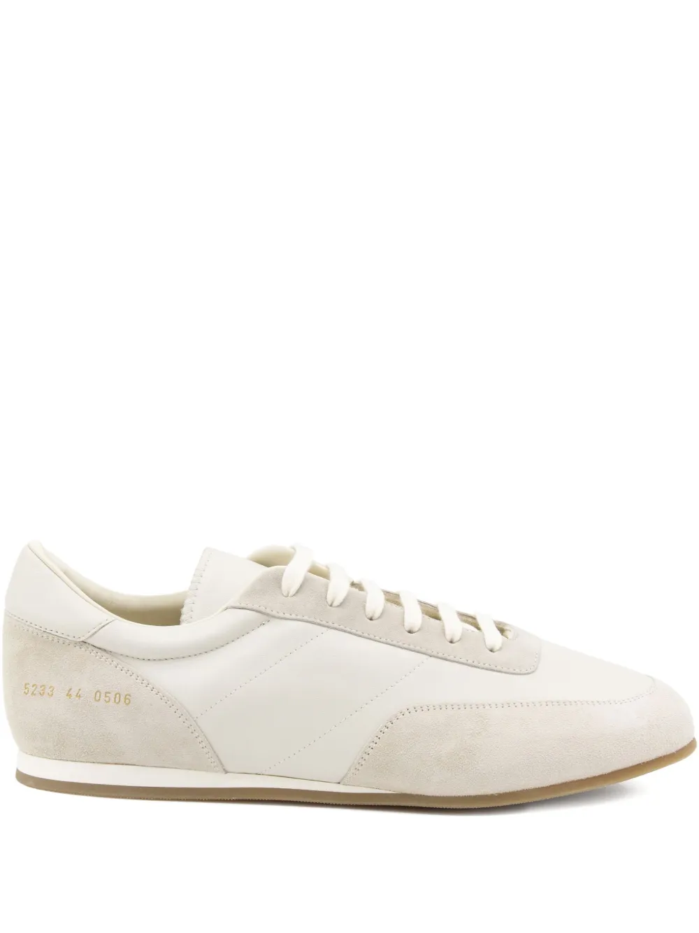 

Кроссовки из кожи и замши Common Projects, нейтральный