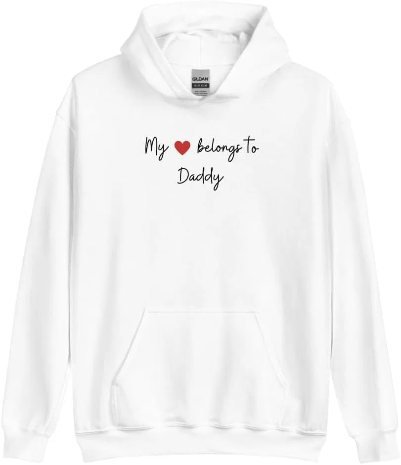 Мужская толстовка Daddy Dad Love Daughter Father Generic, белый