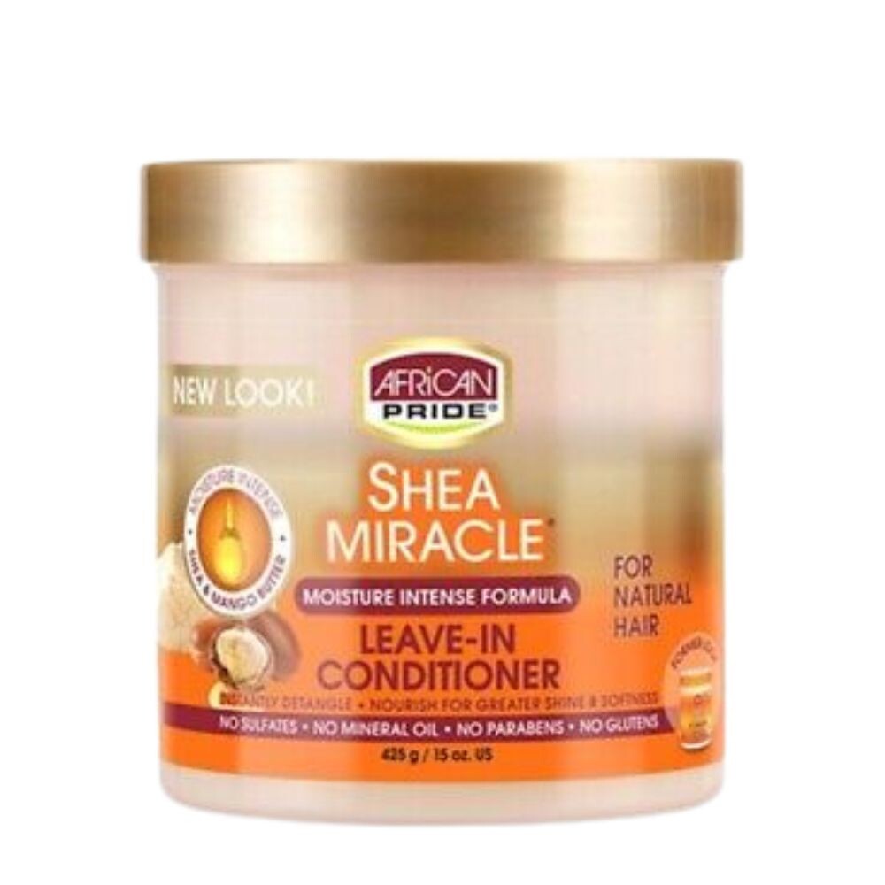

Кондиционер для блеска Shea Miracle Leave-In Conditioner African Pride, 425 гр