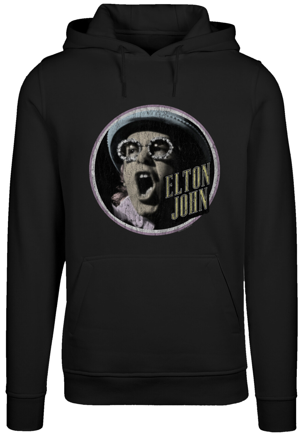 

Свитер F4NT4STIC Hoodie Elton John Vintage Circle, черный