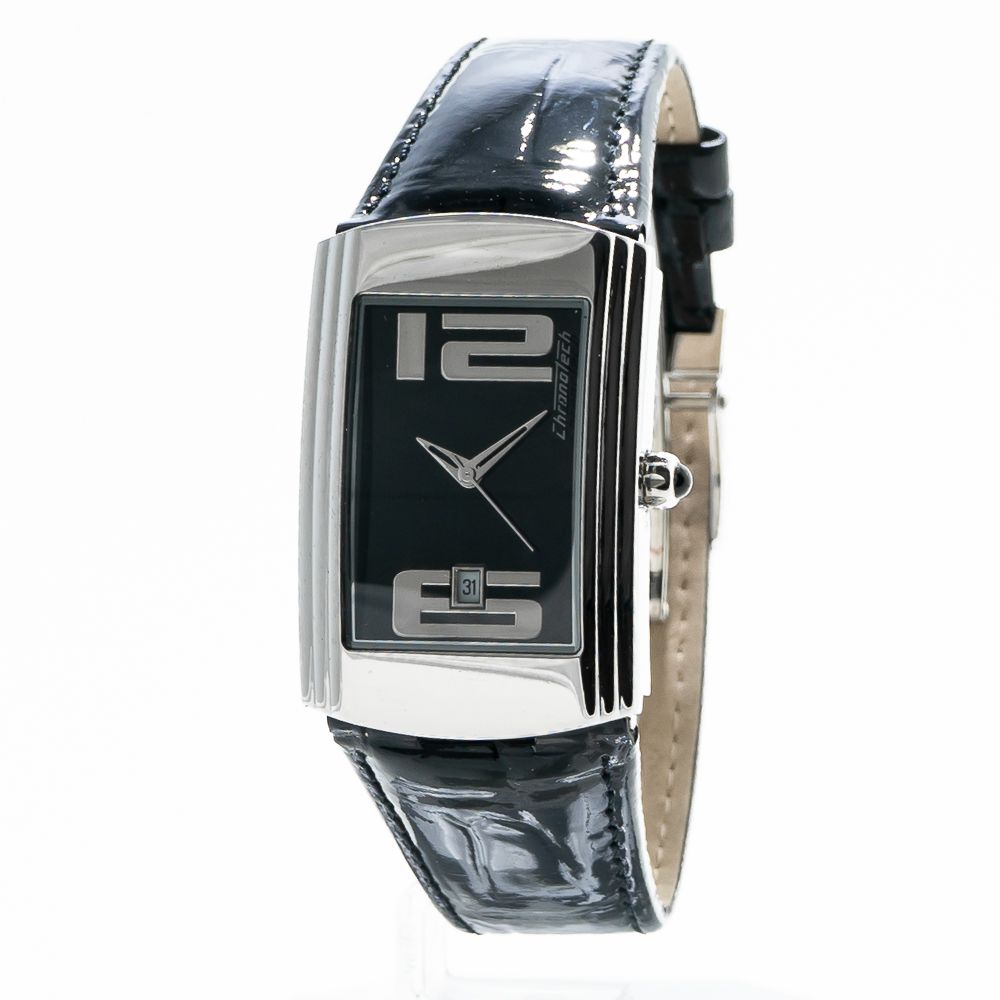 

Женские часы Chronotech Leather, черный