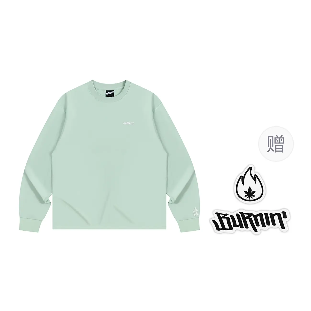 

Футболки унисекс с круглым вырезом, умеренно прямой крой Burnin, серый pea зеленый