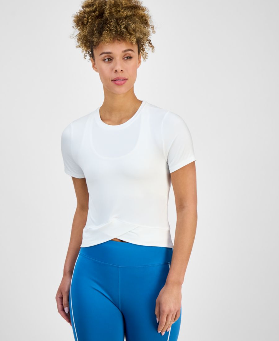 

Женская укороченная футболка с круглым вырезом и перекрывающимися элементами ID Ideology, Bright White, Белый, Женская укороченная футболка с круглым вырезом и перекрывающимися элементами ID Ideology, Bright White