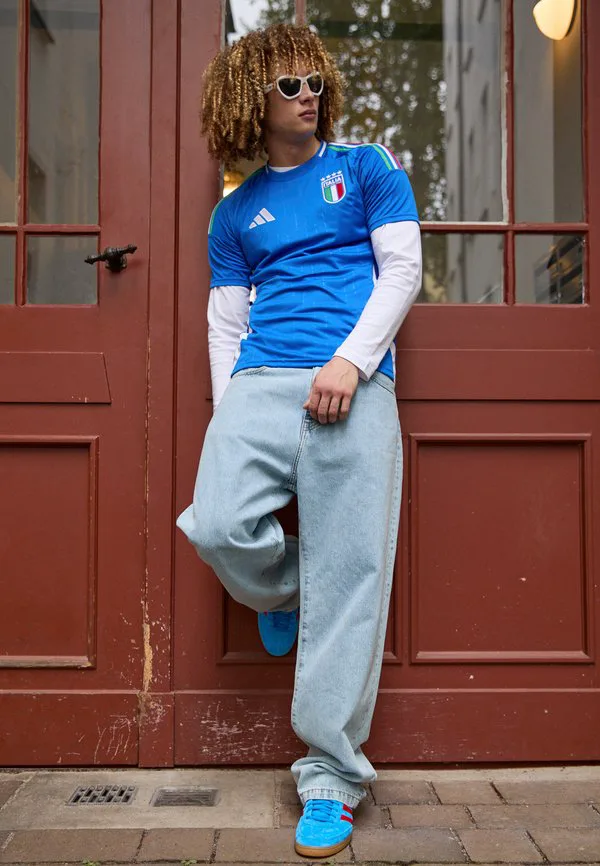 Домашняя футболка сборной италии по регби Adidas Performance, Blue — фото 2