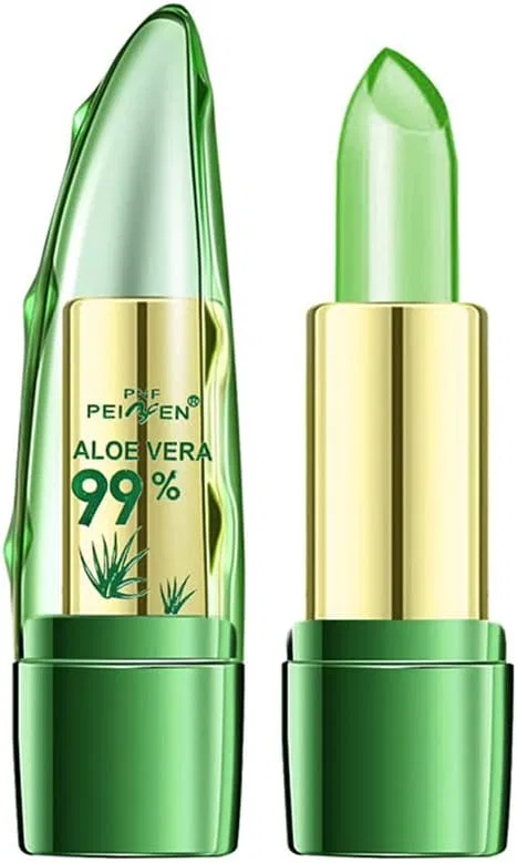 Бальзам для губ Yavoluy Aloe Vera с алоэ вера, меняющий цвет, 1 шт