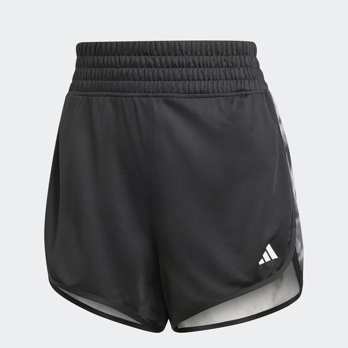 Женские шорты Adidas Pacer Training Essentials с цветочным принтом и принтом тай-дай, черный — фото 4