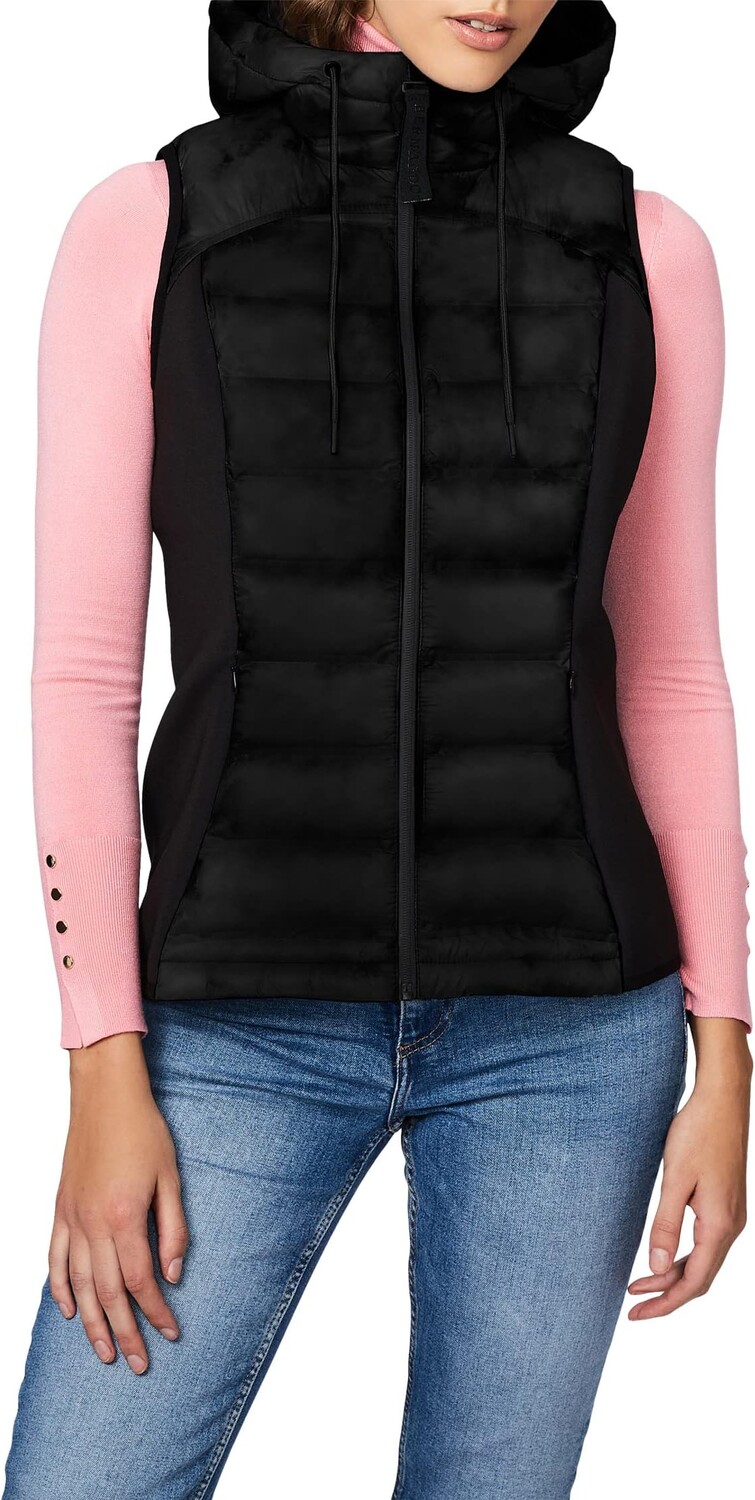 

Утепленный жилет Bernardo Fashions Glue Seam Vest with Neoprene Combo, черный