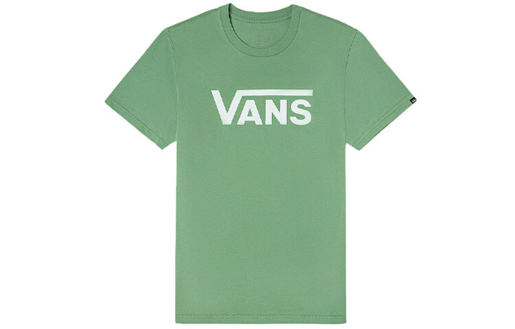 

Футболка унисекс зеленая Vans, зеленый