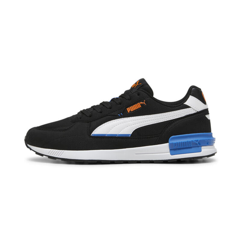 Кроссовки PUMA Graviton Black White Team Royal Rickie Orange Blue — фото 3