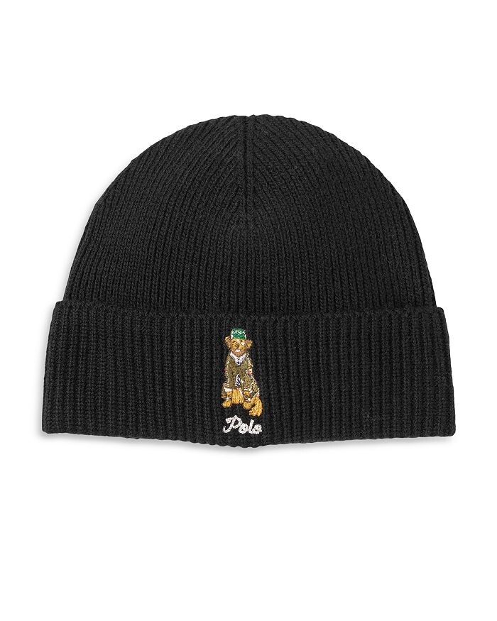 

Шапка-бини Polo Ralph Lauren Preppy Golden Retreiver, черный