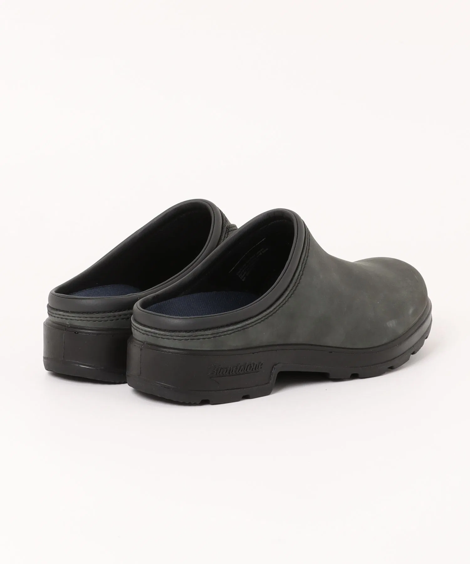 Мужские кожаные сабо Blundstone ORIGINALS CLOG водонепроницаемые чёрные — фото 2