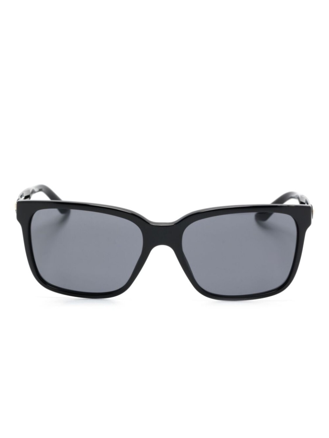 

Солнцезащитные очки Versace Eyewear в квадратной оправе с бляшкой Medusa, черные