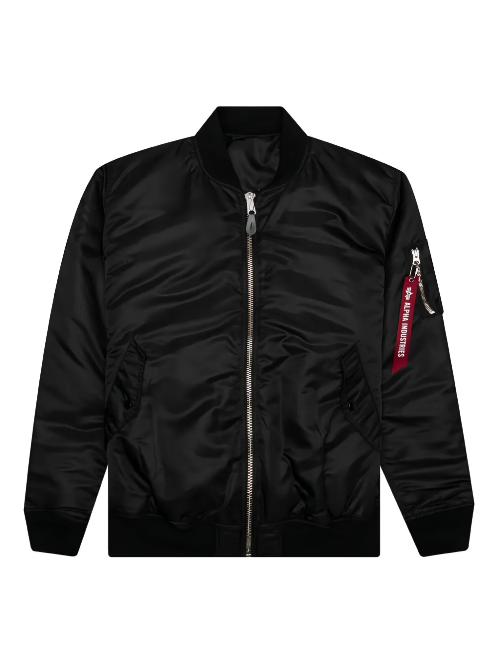 

X Куртка-бомбер MA-1 с нашивкой-черепом Alpha Industries Mastermind Japan, черный