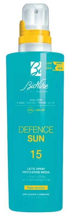 

Bionike Defense Sun Milk Spray SPF 15 200 мл Водостойкий