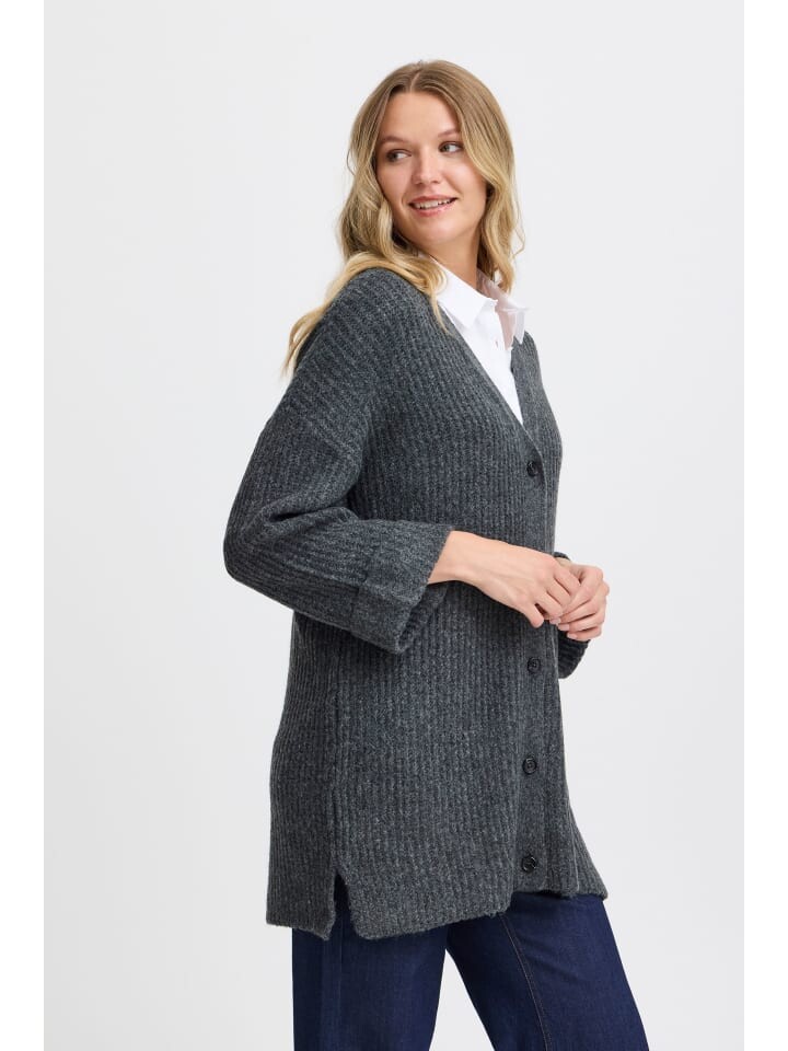 

Кардиган Fransa Strickjacke, серый