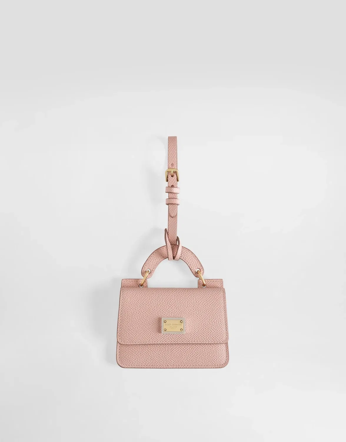 Держатель для карт из телячьей кожи Dauphine DOLCE & GABBANA, розовый