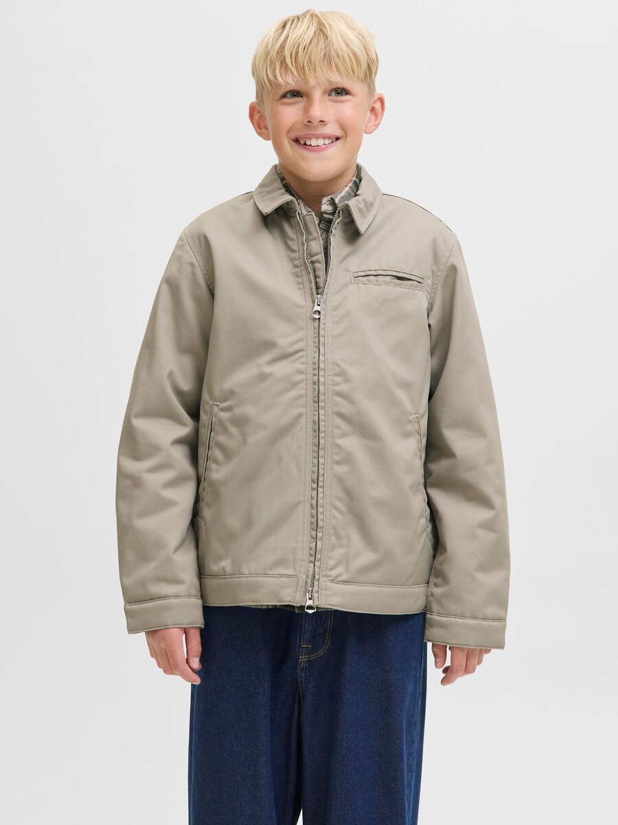 Куртка межсезонная Jack & Jones Junior, серо-коричневый — фото 2