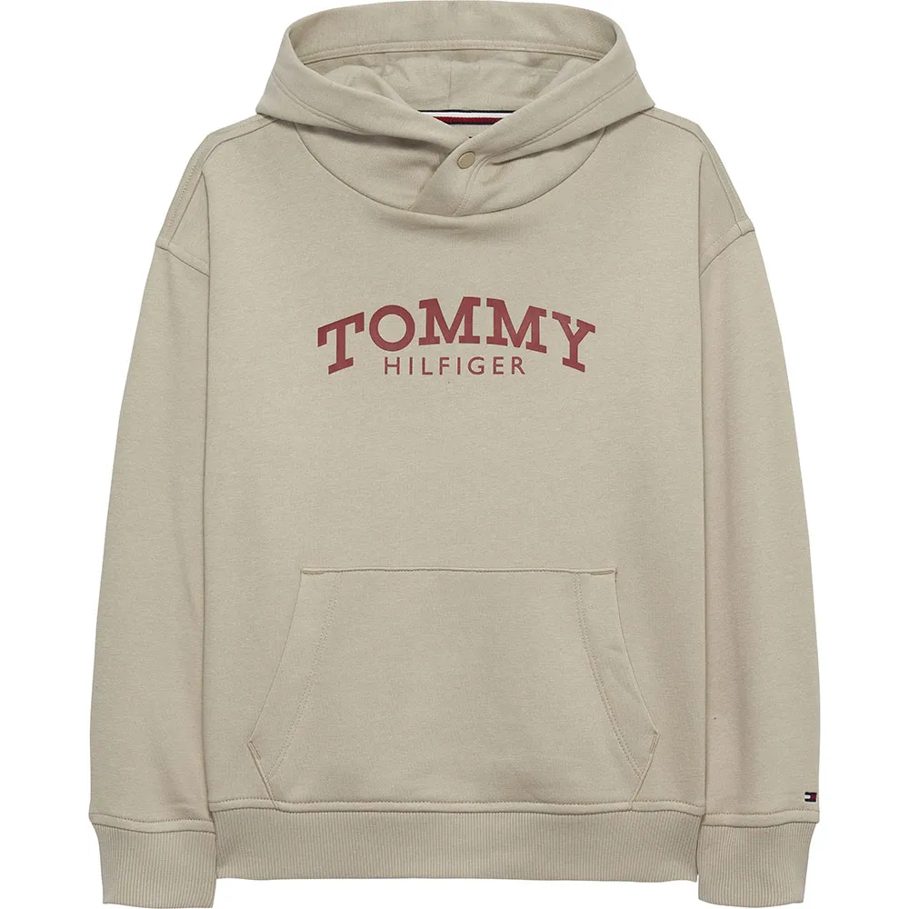Худи Tommy Hilfiger с монотипным принтом, бежевый — фото 2