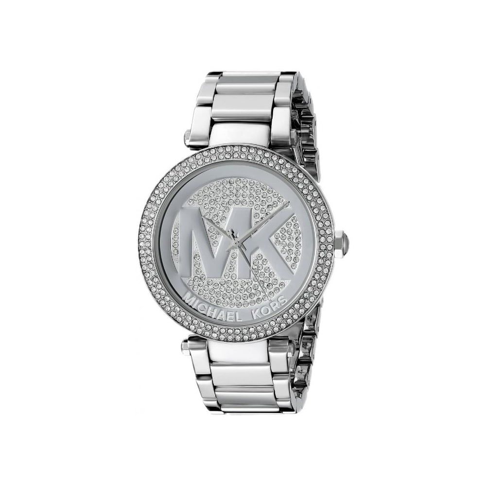 

Часы из серебристой стали Michael Kors