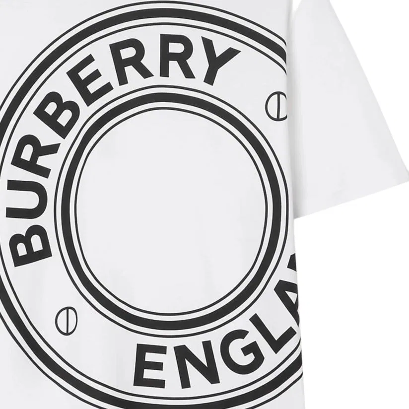 Футболка Burberry стандартная белый — фото 3