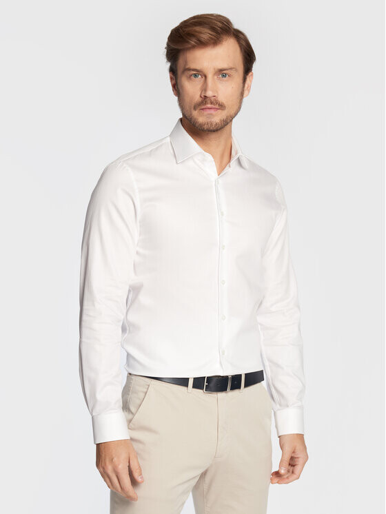 

Рубашка узкого кроя Calvin Klein, белый