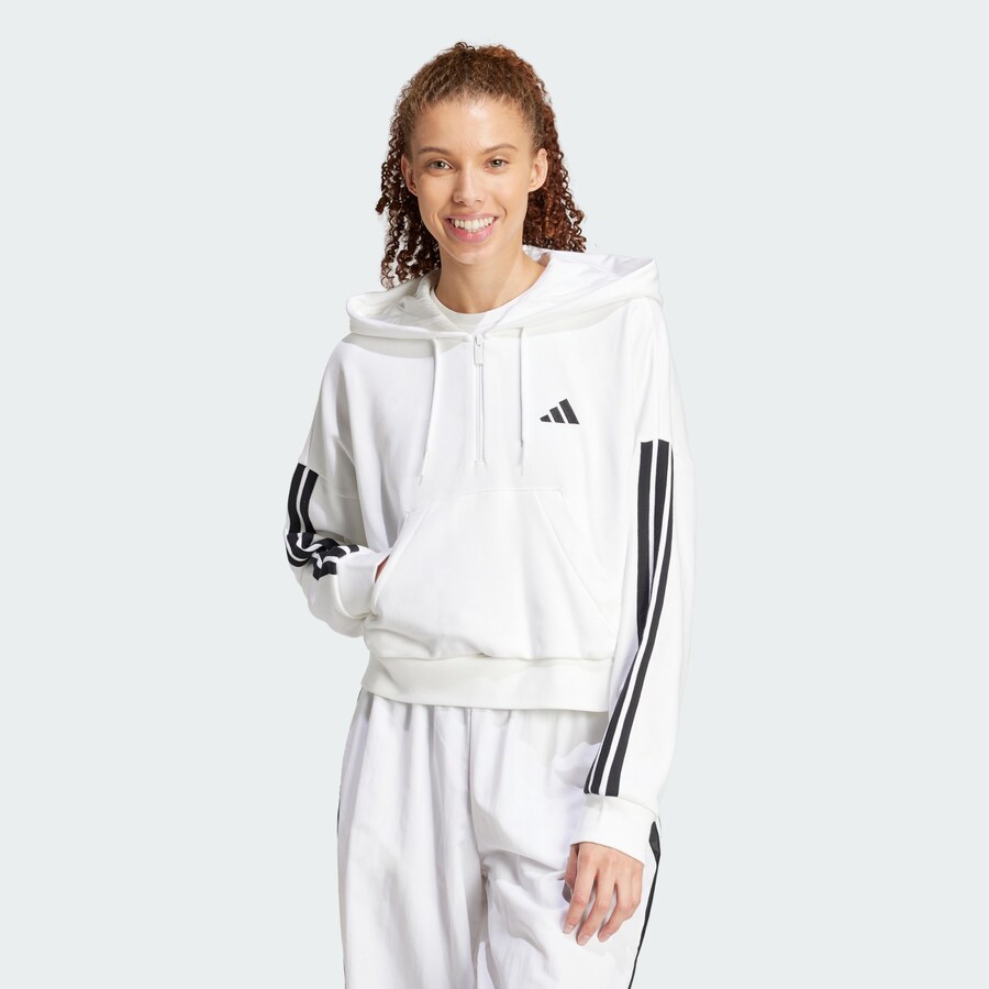 Толстовка с капюшоном ADIDAS SPORTSWEAR Sweatshirt Essentials, белый — фото 2