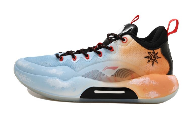 

Баскетбольные кроссовки YuShuai 14 мужские с низким верхом, синие/желтые/черные Lining