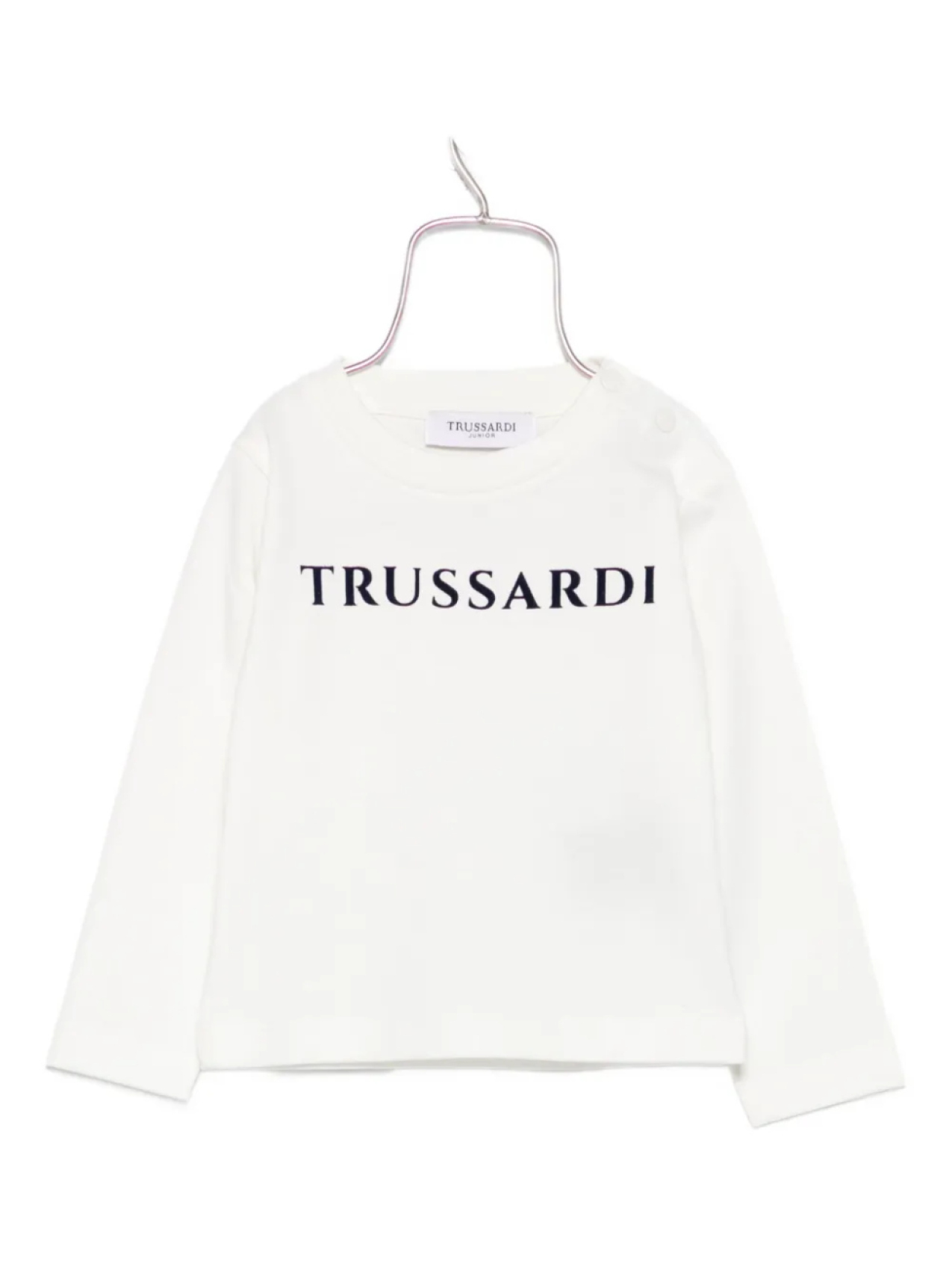 

Футболка с логотипом TRUSSARDI JUNIOR, белый