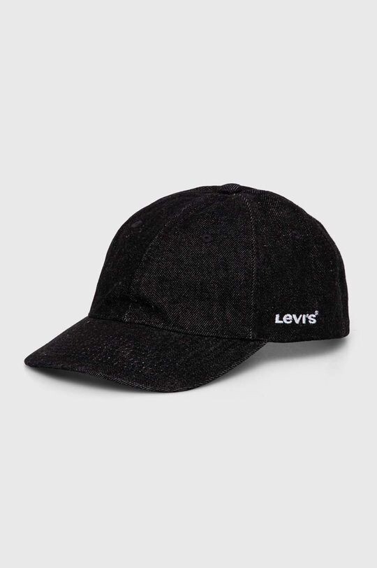 

Хлопковая бейсболка Levi's, черный