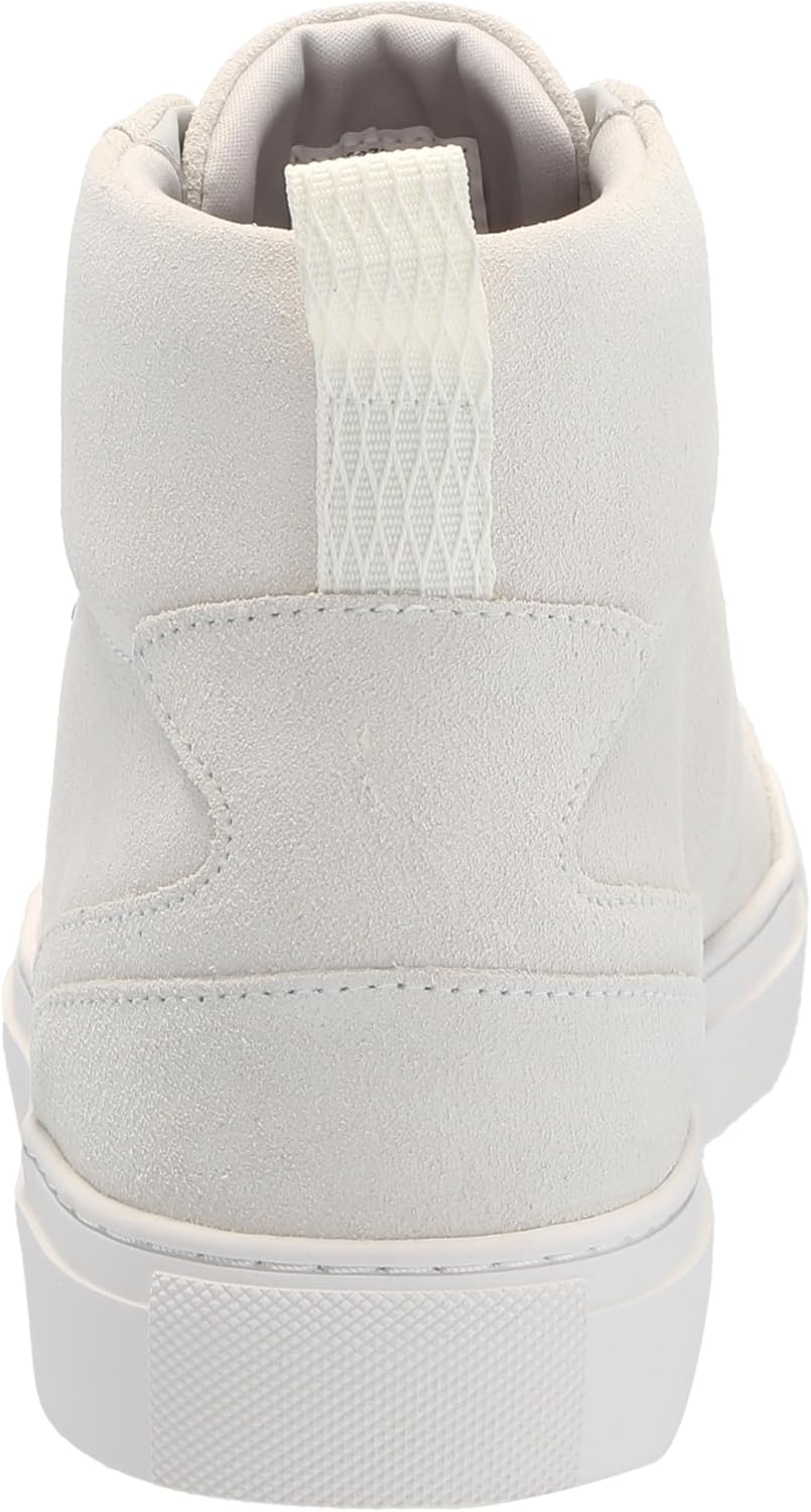 Высокие кроссовки Hugo Mens Essential Cupsole из замши, Natural Oat — фото 3