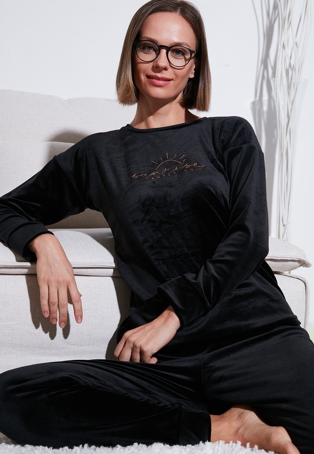 

Пижамный комплект REGULAR FIT SET LELA, черный