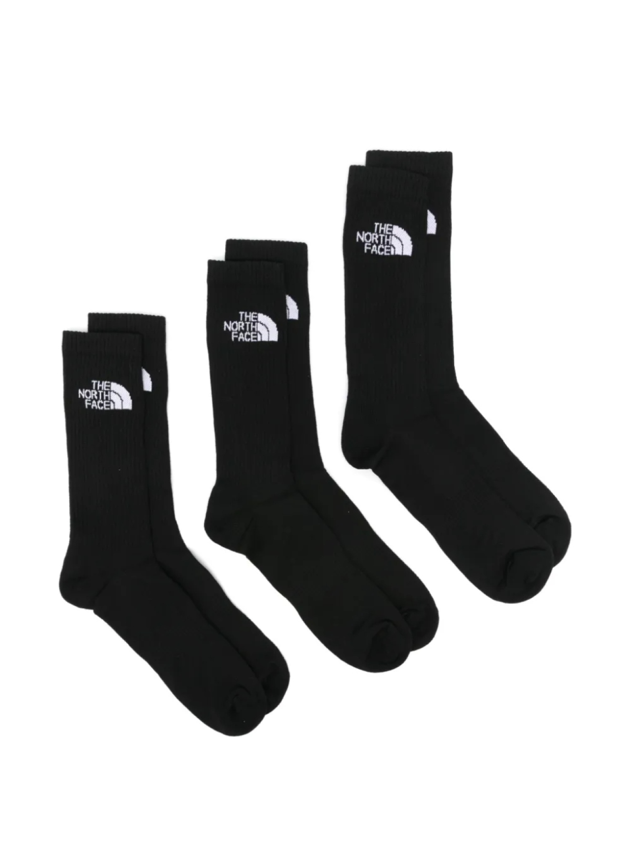 

Носки с логотипом Intarsia (упаковка из трех штук) The North Face, черный