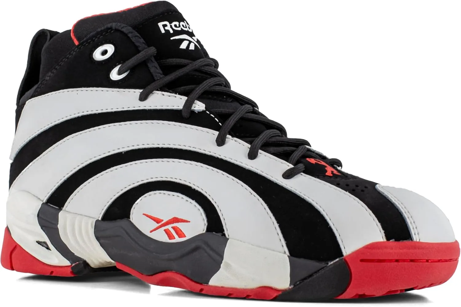 Мужские кроссовки Reebok Shaqnosis Work. Работа и безопасность, белый/черный/красный